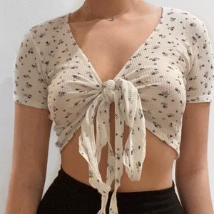 brandy melville white top